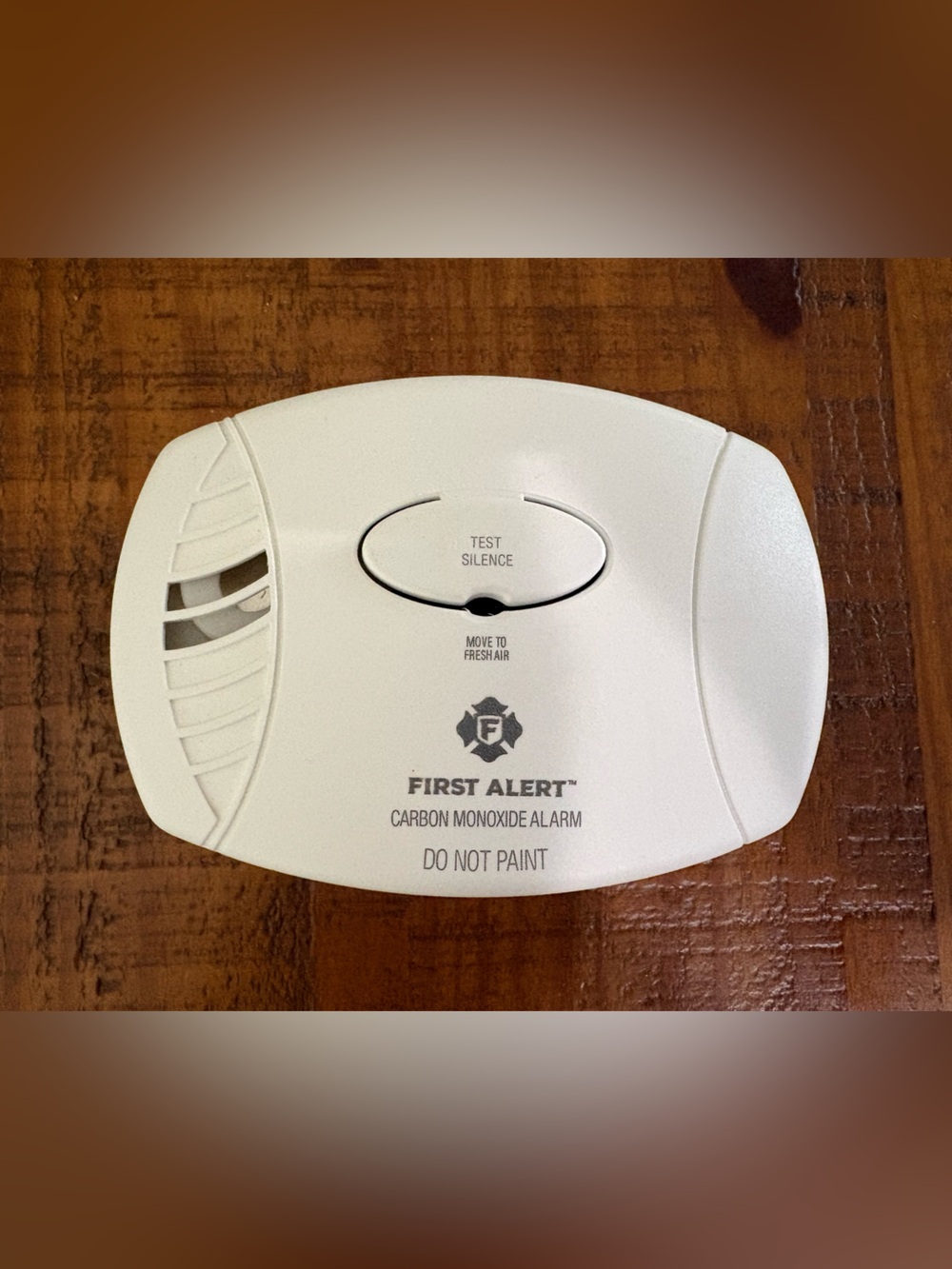 First Alert Carbon Monoxide Alarm  Battery Operated White